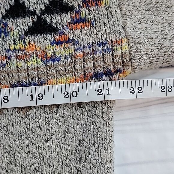 Debut Aztec print cardigan open front - beige Women's Size S/M - Picture 9 of 10